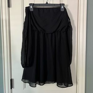 SiSi Off the Shoulder Dress Black M